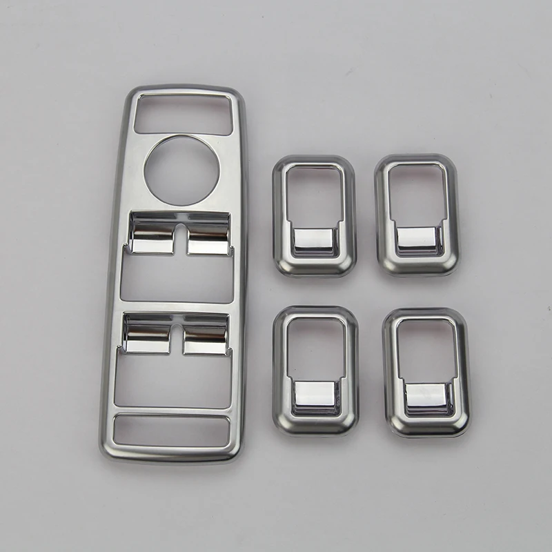  ABS Chrome Window Lift Switch Button Cover Trim For Mercedes Benz A/B/C/E/GLE/GLA/CLA/GLK/ML W212 W
