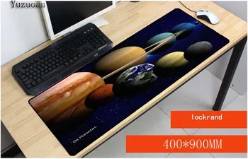 

Yuzuoan Universo Planetas Free Shipping Large gaming Overlock mouse pad anti-slip Mousepad Non-slip laptop Mat As Boys Gift