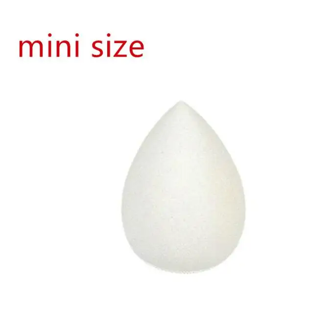 Mini White 1 шт. капли воды мягкая красота макияж Губка Puff brochas maquillaje Профессиональный pinceaux макияж набор pennelli trucco - Цвет: Mini White