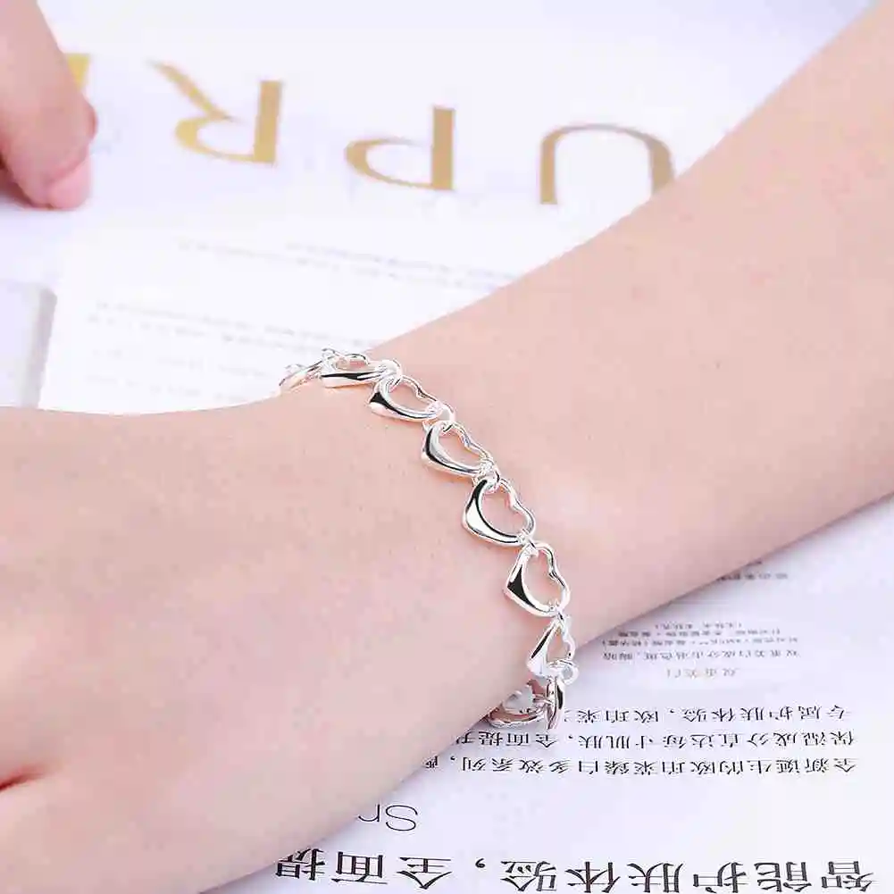 Горячая Распродажа! Посеребренный браслет для мужчин SMTH162|men bracelet|silver platedjewellery men |