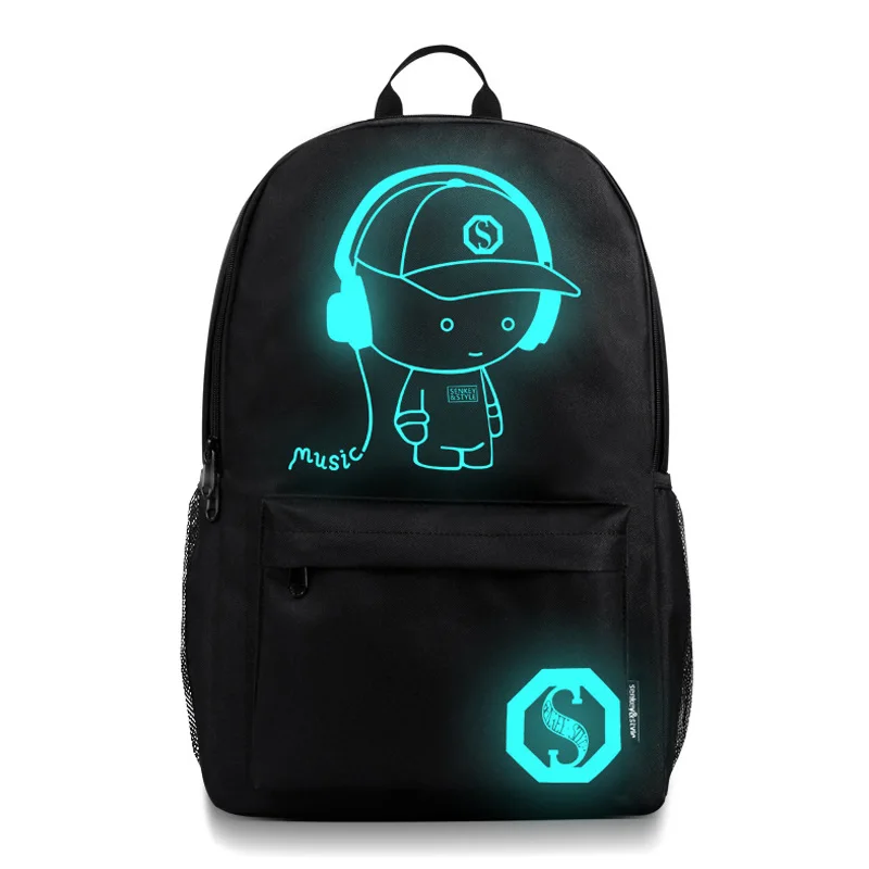 

Children's Backpack Anime Luminous School Bags For Girl Boy Waterproof Backpack Schoolbag Kids Bag Casual Travel Mochila Escolar