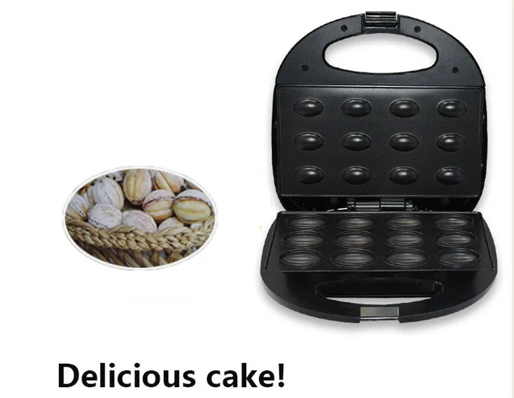BEIJAMEI электрические бытовые гайки аппарат для приготовления тортов Малый сковорода машины торт-Сэндвич Чайник жаровня для продажи