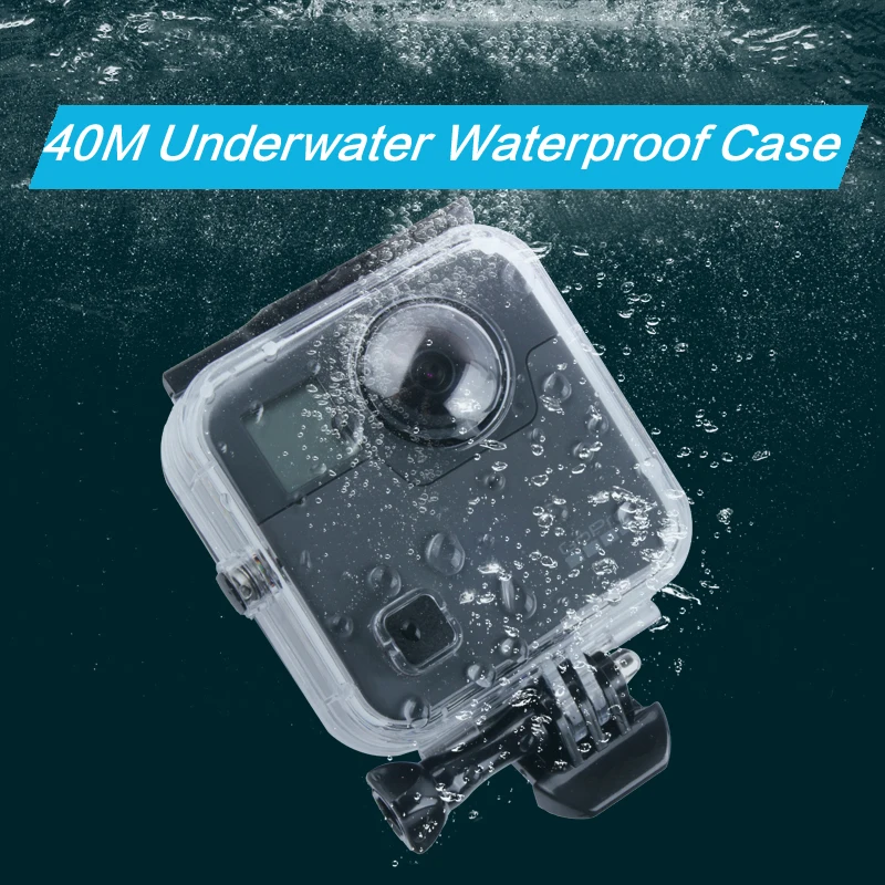 Водонепроницаемый чехол для камеры Gopro Fusion 40 м задняя дверь подводной Камеры 360