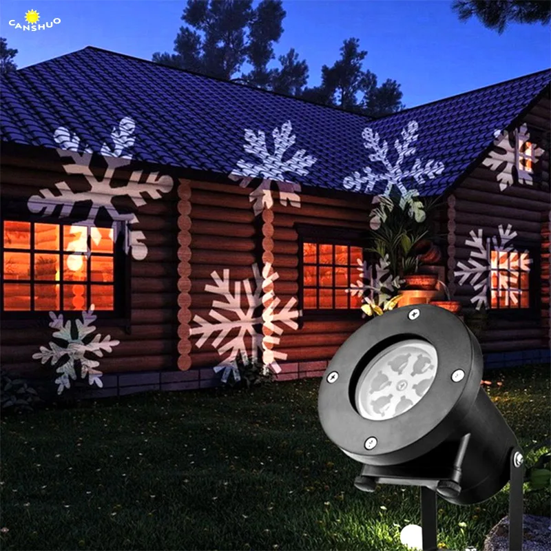 

Laser Projector Snowflake Moving Snow Lamp LED Stage Light Christmas Projector Landscape Lighting Garden Lamp Outdoor Waterproof