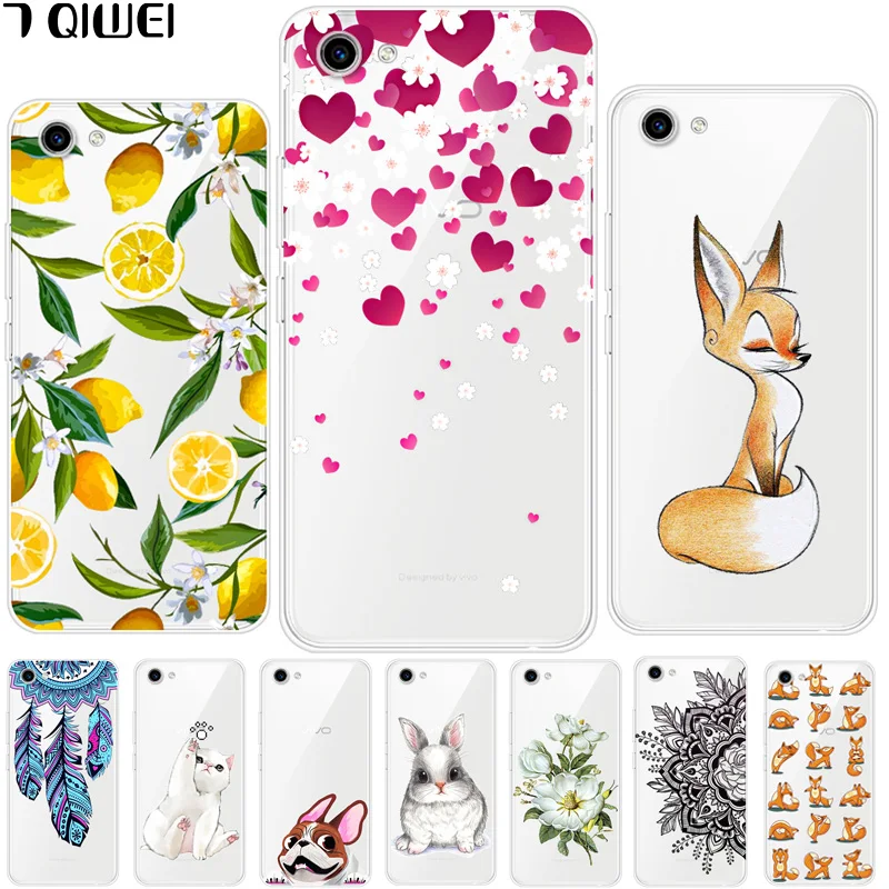 

Case For Vivo Y81 Y 81 VivoY81 6.22'' Cover Silicone Soft TPU Phone Cases For Vivo Y81 Case Vivo 1808 Fashion Transparent Para
