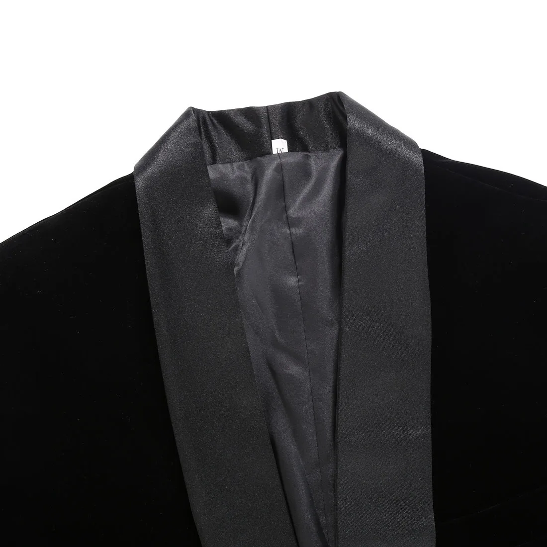 Koop Pyjtrl Mannelijke Plus Size Classic Black Shawl Revers Fluwelen Blazer Mannen Mode Casual Wedding Bruidegom Slanke Jasje Zangers Kostuum