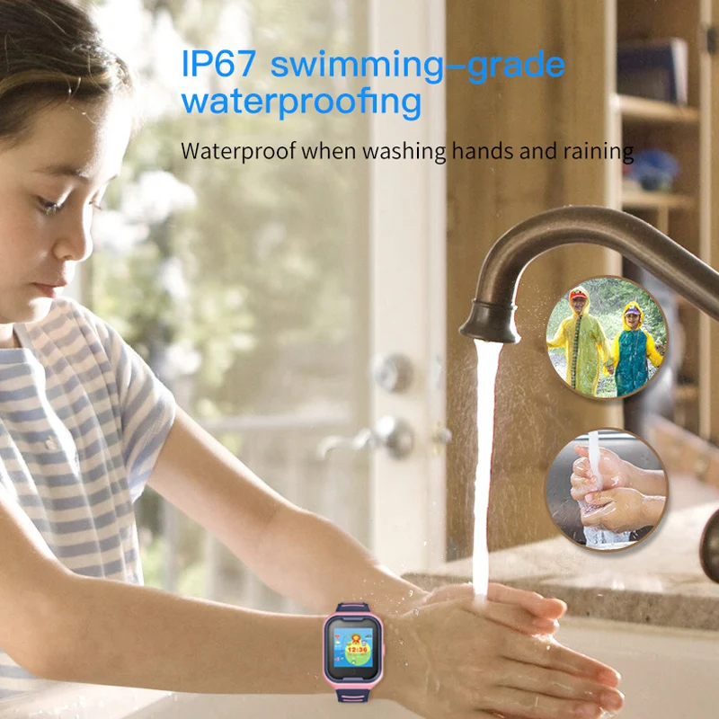  SMARCENT 4G A36E smart kids watch waterproof IPX7 Wifi GPS Video call Monitor Tracker clock Student