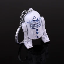 Звездные войны 3D Рисунок робот R2D2 брелок для ключей, брелок аксессуары в стиле унисекс