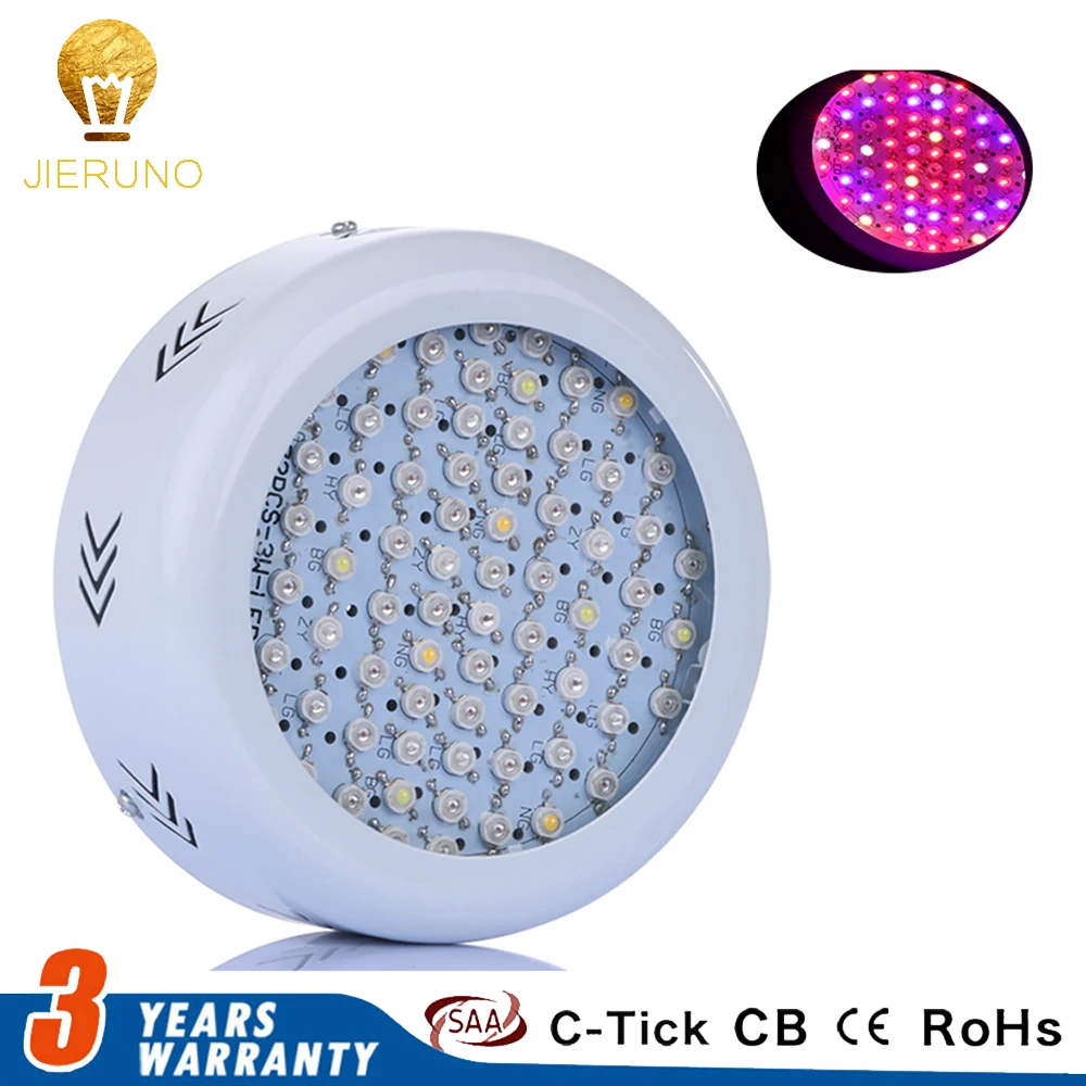 

UFO 216W LED Grow Light 72x3W Full Spectrum AC85~265V Hydroponics LED Plant Lamp Ideal All Phases of Plant Growth and Flowering