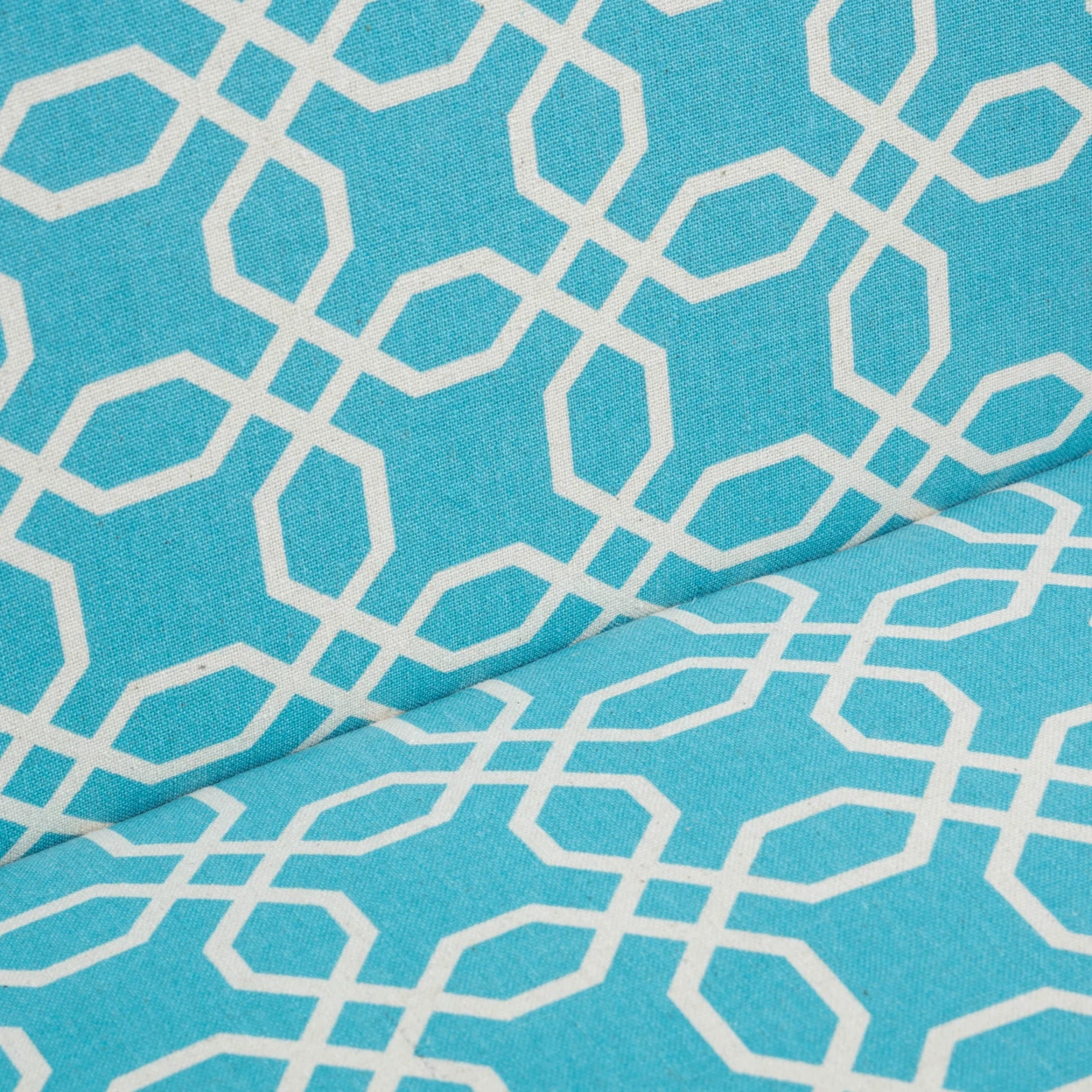 Helran Contemporary Blue/White Fabric Dining Chair (Set of 2) (2)