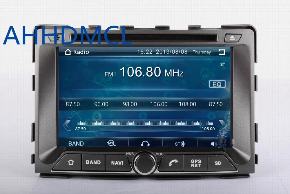 Excellent AHHDMCL Car Multimedia Player DVD Stereo Audio Radio GPS Navigation For SSANGYONG Rexton 2006 ~ Up Rodius Stavic 2004 ~ Up 2