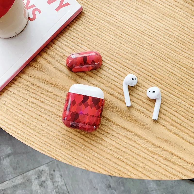 Роскошный чехол для Airpods 2 Чехол мраморный чехол для наушников для Apple Airpods беспроводной Bluetooth чехол для наушников Air Pods Earpods