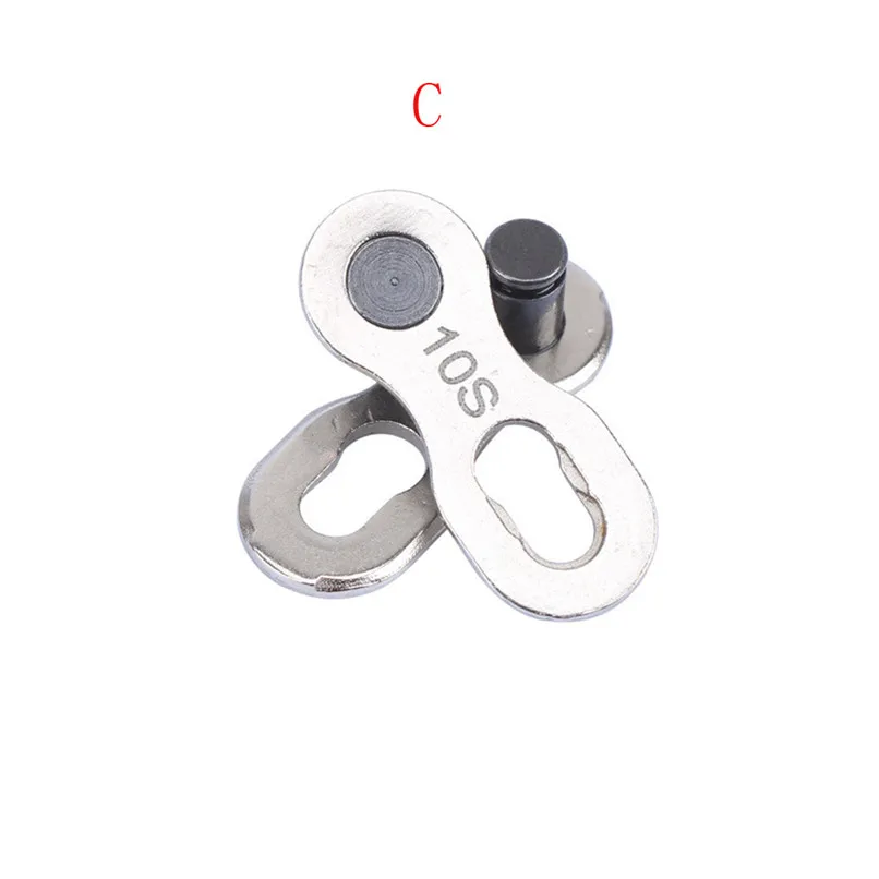 1Pair Stainless Steel Portable Bicycle Chain Master Link Joint Connector Quick Clip Suitable for 678910 Speed Chains #2g30 (9)
