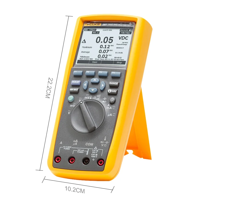 Цифровой мультиметр Fluke 287C с истинным эффективным значением, функция захвата тренда, высококачественный ручной мультиметр FLUKE 287 287CN