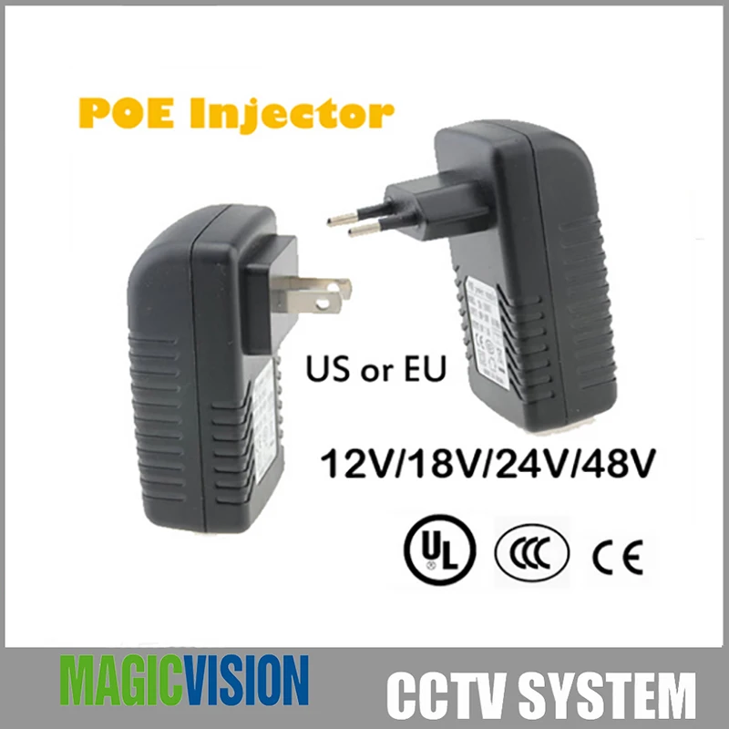 48 В 0.5A POE инжектор для CCTV IP камера США или ЕС мощность через Ethernet Инжектор POE коммутатор Ethernet адаптер POEB48E