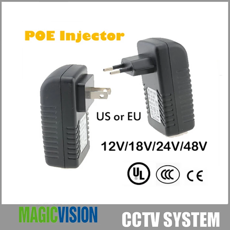 48 В 0.5A POE инжектор для CCTV IP камера США или ЕС мощность над инжектор Ethernet POE коммутатор Ethernet адаптер POEB48E