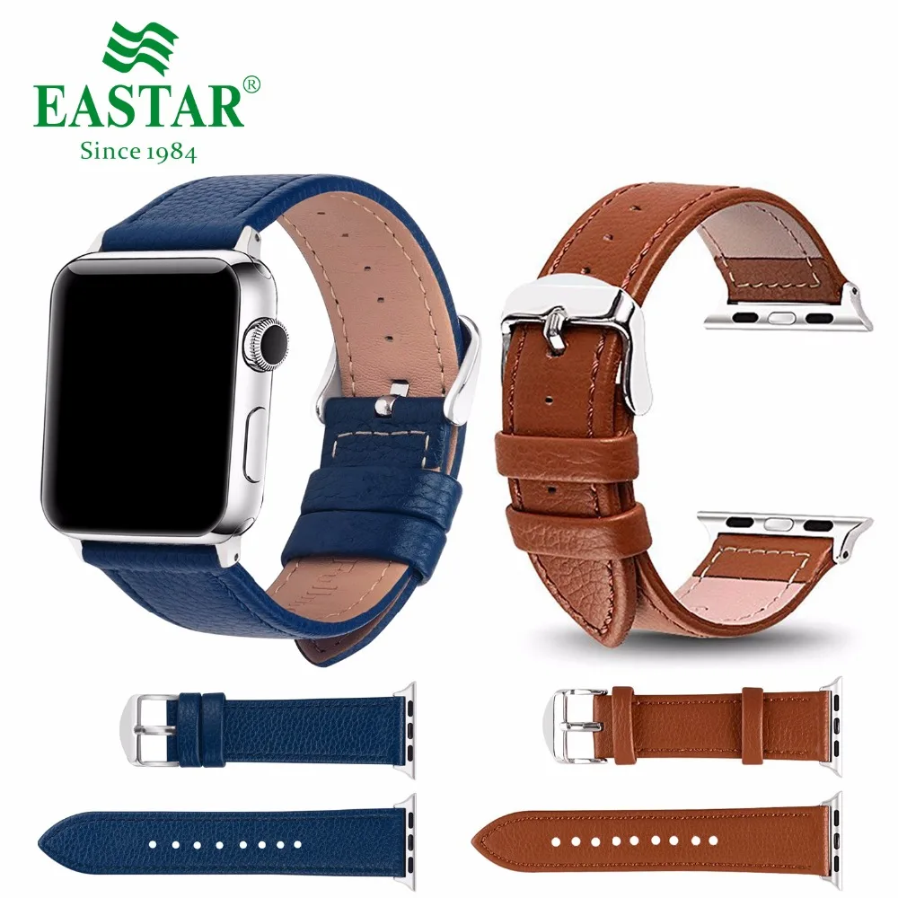 Eastar 3 Color Hot Sell Leather Watchband for Apple Watch Band Series 3/2/1 Sport Bracelet 42 mm 38 mm Strap For iwatch 4 Band Eastar 3 Color Hot Sell Leather Watchband for Apple Watch Band Series 3/2/1 Sport Bracelet 42 mm 38 mm Strap For iwatch 4 Band