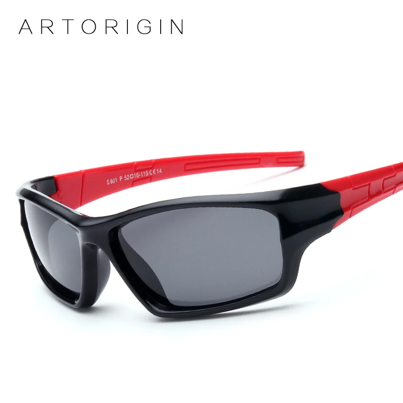 

ARTORIGIN Polarized Sunglasses Kids Rubber Flexible Boys Girls Children Sun Glasses Outdoors Sports Infant Oculos De Sol