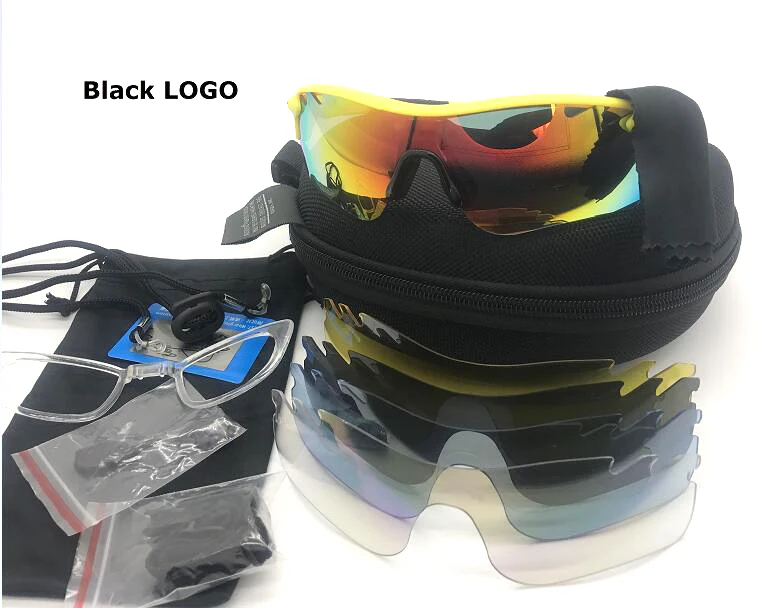 5 Lens Polarized 01 Спортивные поляризационные велосипедные очки Mtb, очки для гонок на велосипеде, очки для близорукости, велосипедные очки для мужчин и женщин, для езды на велосипеде, Тактические Солнцезащитные очки - Цвет: 5 Lens Polarized 01