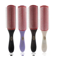 1 шт., модная Антистатическая расческа, профессиональная щетка для укладки волос, пластиковая ручка для инструмента, массаж головы для использования дома и в салоне, наборы для макияжа