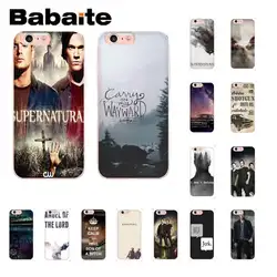 Babaite сверхъестественный роскошный уникальный дизайн аксессуары для телефонов Чехол для iPhone 8 7 6 S Plus X XS MAX 5 5S SE XR 10 Крышка