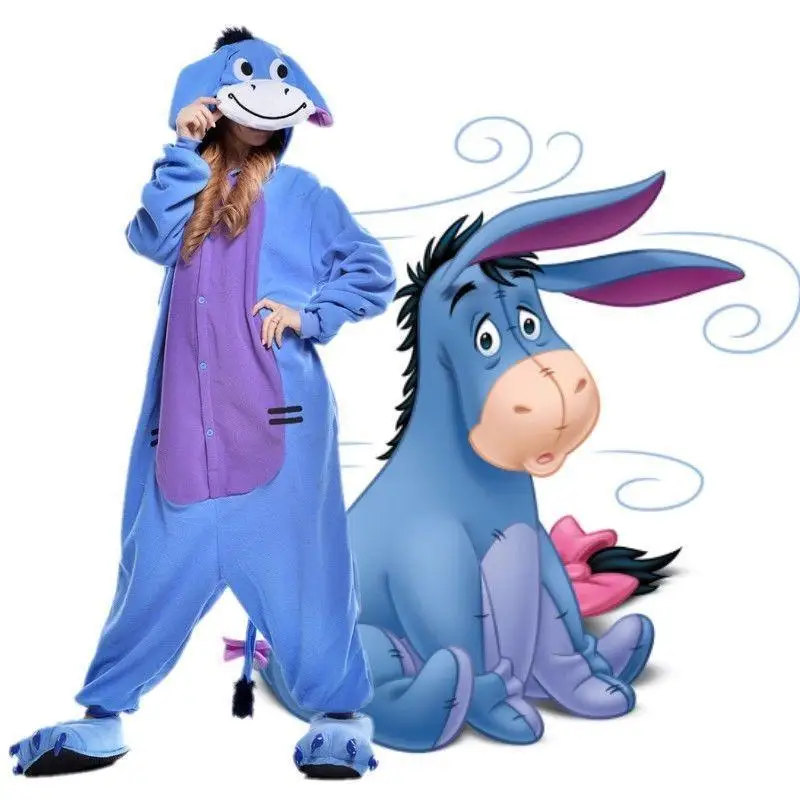 NEW Donkey Onesies Costumes Pajamas Jumpsuit Sleepwear One Piece for
