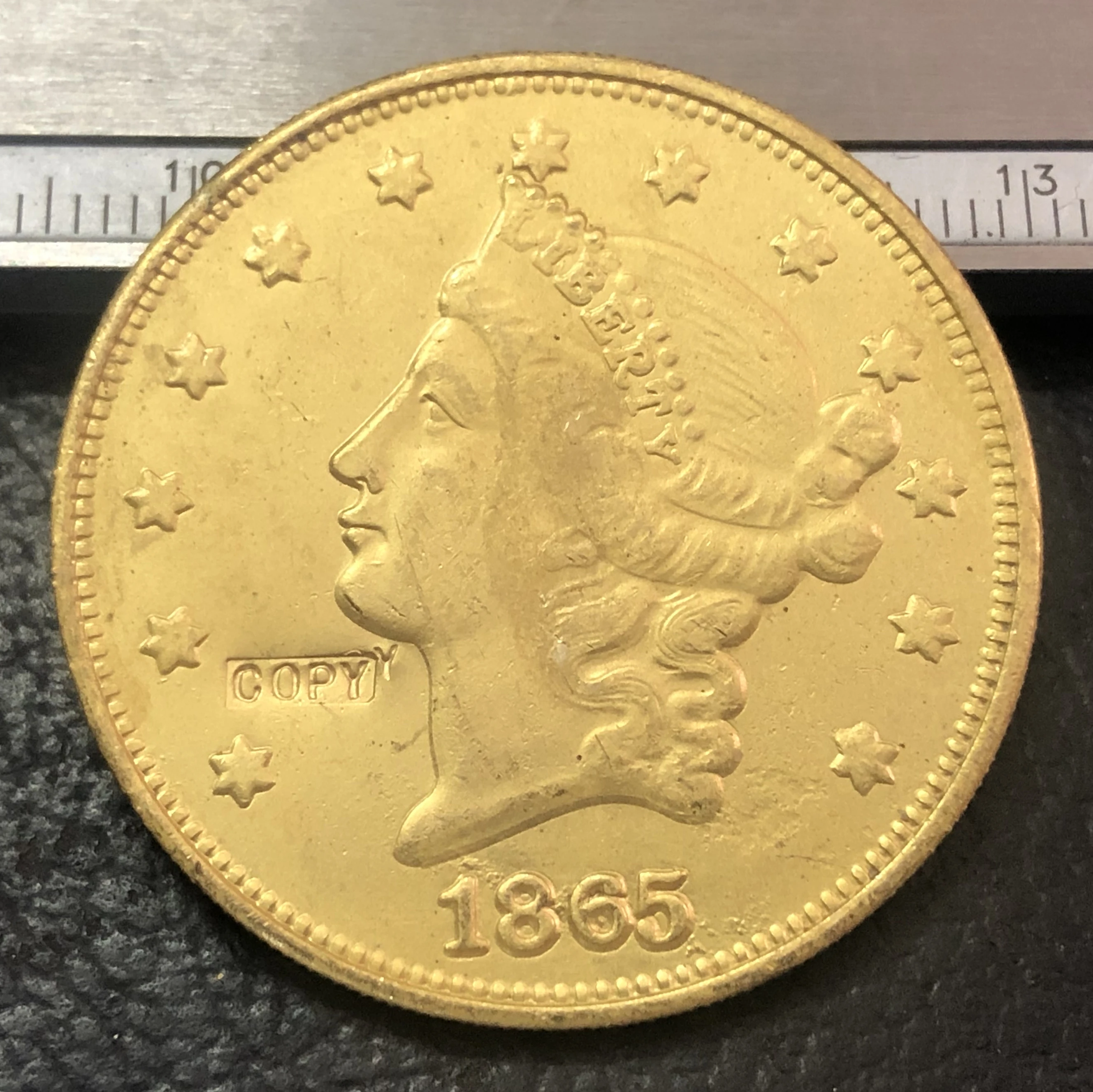 1865 P.O.S LIBERTY HEAD (NO MOTTO ON REVERSE) TWENTY DOLLARS OR DOUBLE EAGLE | Дом и сад