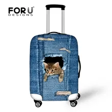 Staubdicht Gepäck Abdeckungen für Koffer Nette Katze Reisegepäck Abdeckung Wasserdicht 18-30 Elastische Schutzhülle