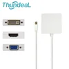3 in 1 Mini DP Thunderbolt DisplayPort to HDMI DVI VGA Display Port Cable Adapter for Apple MacBook Pro Air Mini iMac Monitor TV ► Photo 2/6