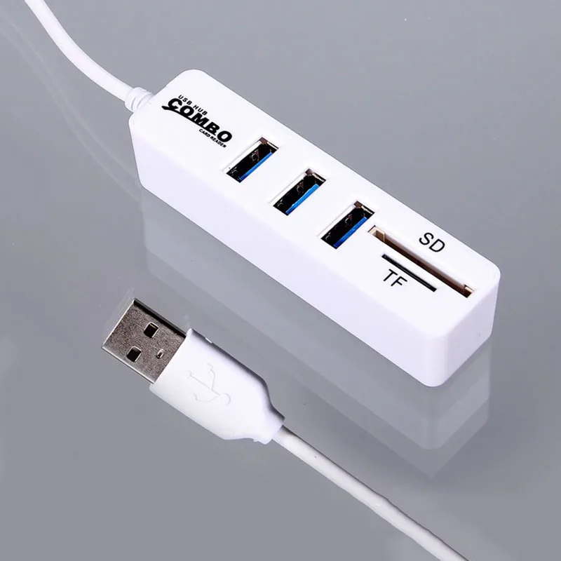 Новинка комбинированный комплект с 3 USB 2 0 концентраторами MicroSD SD TF MicroUSB