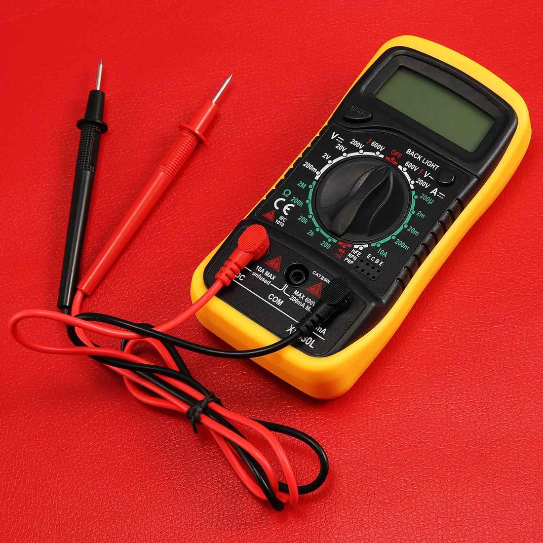 

New Portable Digital Multimeter Backlight AC/DC Ammeter Voltmeter Ohm Tester Meter Handheld LCD Multimetro