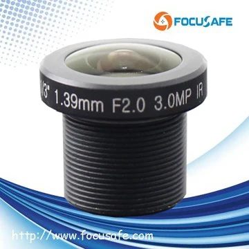 Focusafe 3-мегапиксельный объектив рыбий глаз 1/3 &quot1 39 мм M12 для просмотра на 360