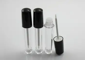 

300pcs 6ml Lipgloss Plastic Box Containers Empty Clear Lipgloss Tube Eyeliner Eyelash Container Mini Lip Gloss Bottle SN1236