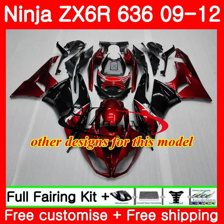 Комбинезоны для KAWASAKI NINJA ZX636 ZX-6R ZX-636 600CC зеленого и белого цветов 7SH3 ZX6R 09, 10, 11, 12, ZX 636 ZX 6R 2009 2010 2011 2012 обтекатели