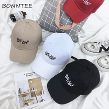 Шапка s Женская Новая повседневная шапка с буквенным принтом Студенческая Повседневная модная универсальная Корейская стильная шикарная женская s Солнцезащитная крышка Простая красочная милая