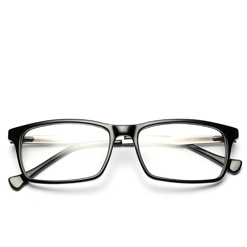 Ацетатная мужская оправа для очков, винтажные дизайнерские брендовые прозрачные оптические очки для близорукости, оправа# BC3584 - Цвет оправы: C1