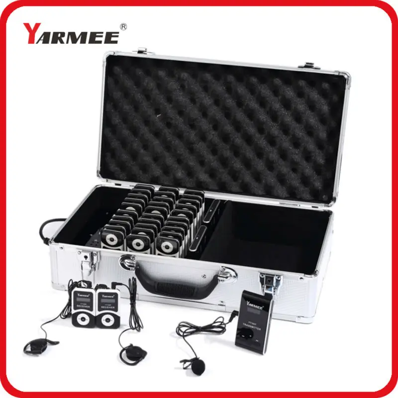 

2018 VHF Frequency YARMEE Tour Guide System / Monitor System / Translation System ( 2T /30 R )