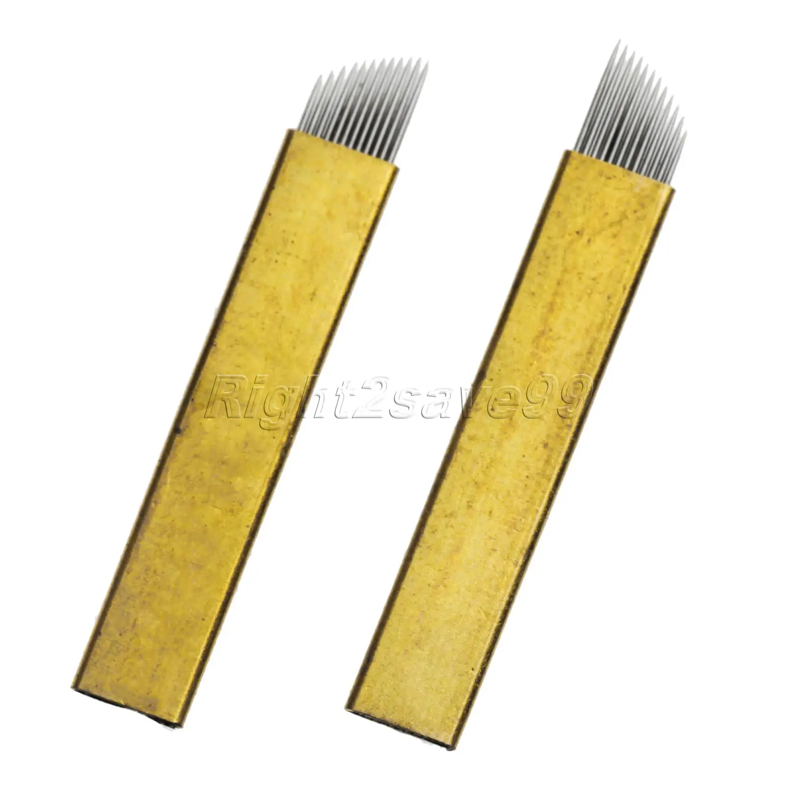 20 PCS 12 Pin Tattoo Blade Needles Permanent Makeup Needle Manual