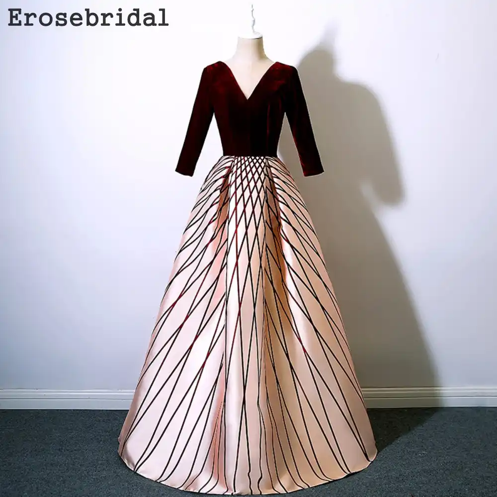 Simple and elegant gown design Clearance