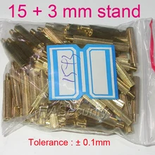 15+ 3 мм(100 шт.) латунь Стенд/скобка/бочка для камеры безопасности печатной Установка модуля сборки