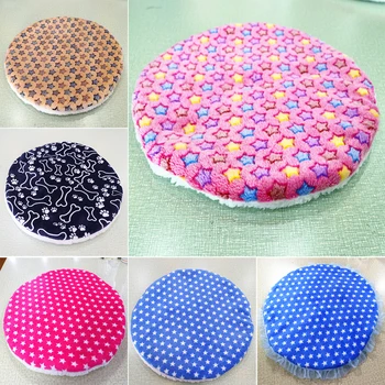 

Colorful print Dog Beds Warm Soft Blanket For Small Medium Pet Cat Sleeping Mat Mattress Cushion 42x42cm