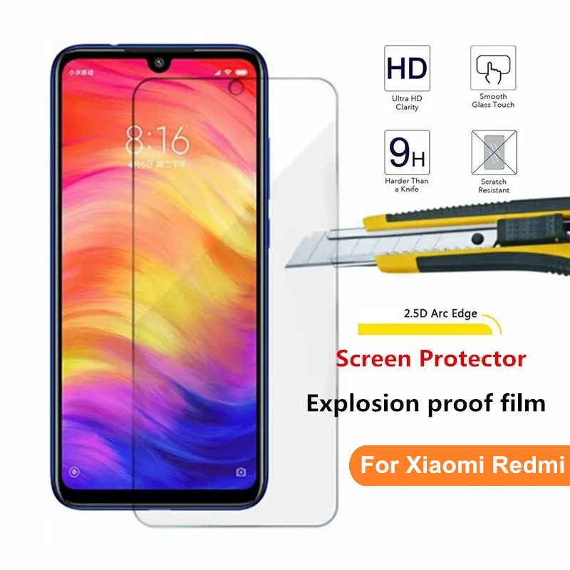 Закаленное стекло для Xiaomi redmi 6 6A 7 7A K20 Pro Global 4X 5A Redmi Note 5 4 Защитная пленка
