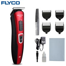 Flyco Red Maquina De cortar Cabelo перезаряжаемый триммер для бороды для мужчин Профессиональный Berber Makinesi Professional FC5807