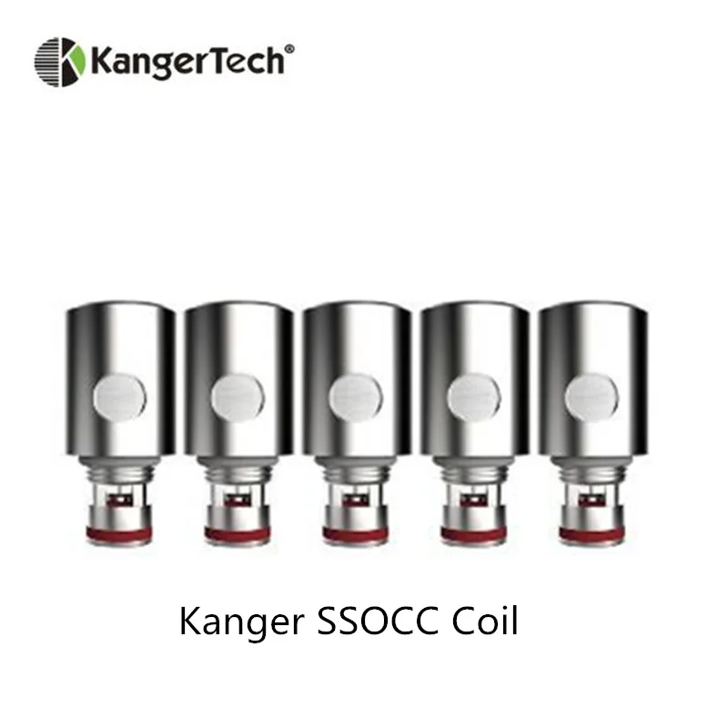 50 шт./лот kanger ssocc Coil 0.2ohm 0.5ohm 1.2ohm 1.5ohm сменная спираль атомайзера головка для Воздушный Распылитель Kanger ядро