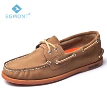 Эгмонт EG-52 хаки весна лето водонепроницаемые Мокасины Мужская Повседневная обувь лоферы из натуральной кожи ручной работы удобные дышащие