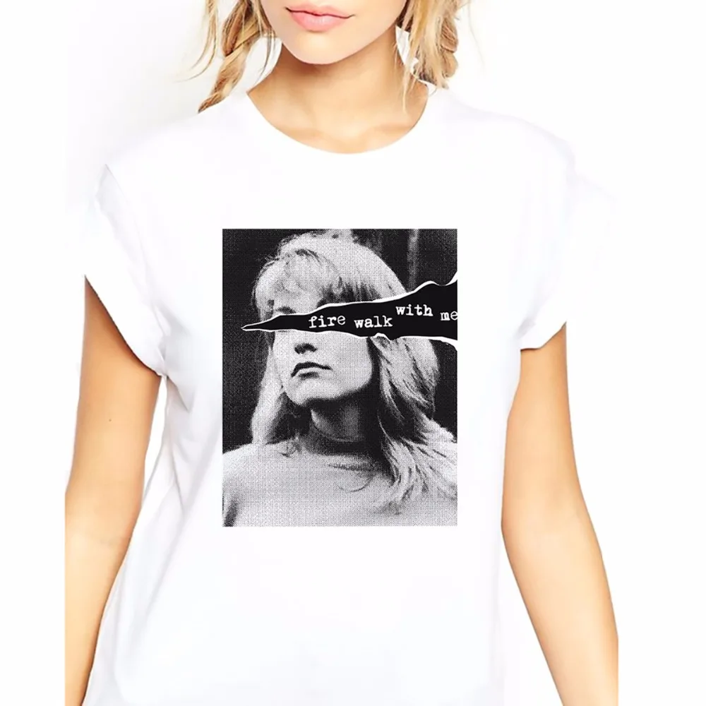 

Twin Peaks T-shirt Sexy Body Laura Palmer Fire Walk With Me T Shirt Women Tops