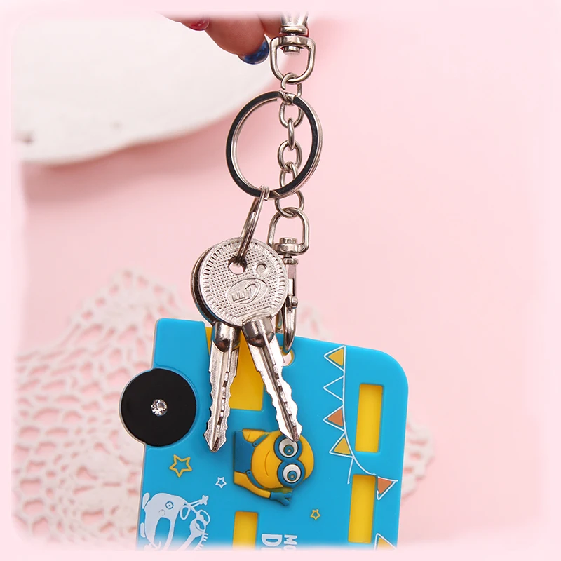 Creative Cartoon Card Cover Bus Card Holder Key Chain Bag Korea Cute Pack  Women's Card Holder Porte Carte Card Wallet