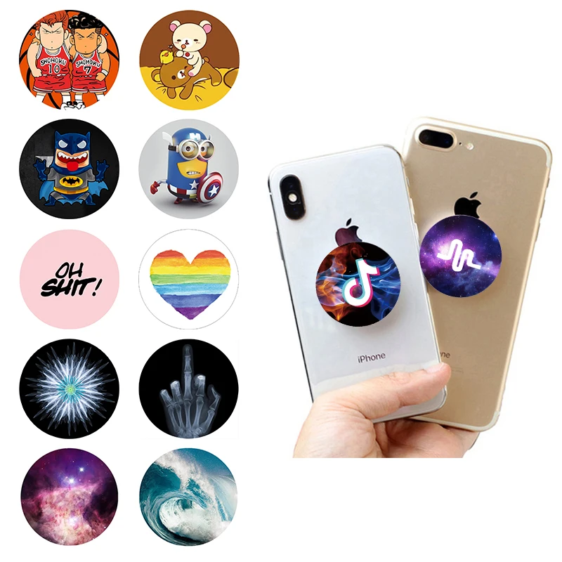 

Popsoket Musical попсокет Mobile Phone Holder Pocket Socket Phone Stand Collapsible Round Small Mobile Phone Gadgets Popsocet