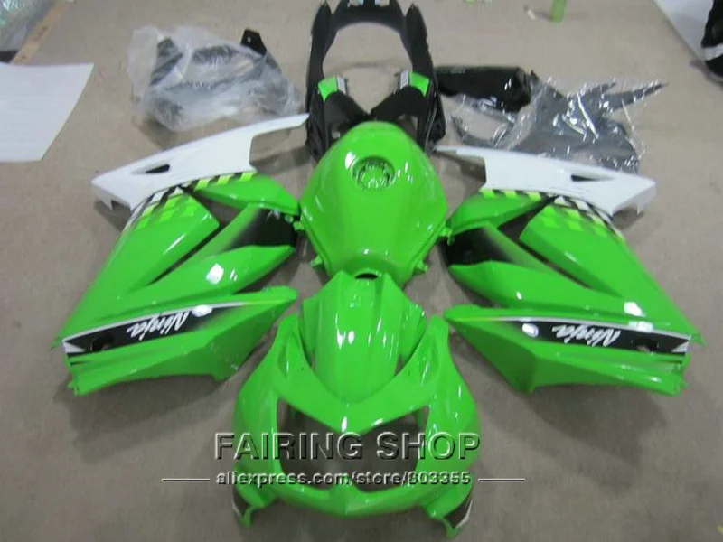 

Bodywork kits For Kawasaki Ninja 250r 2008 2014 2009 2013 ( Glossy Fairing kit ) zx250r 08 14 Fairings S144