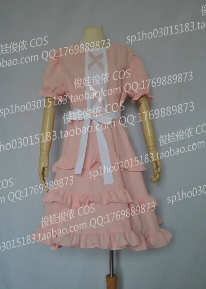 

2016 Guilty Crown Mana Ouma pink dress Cosplay Costume